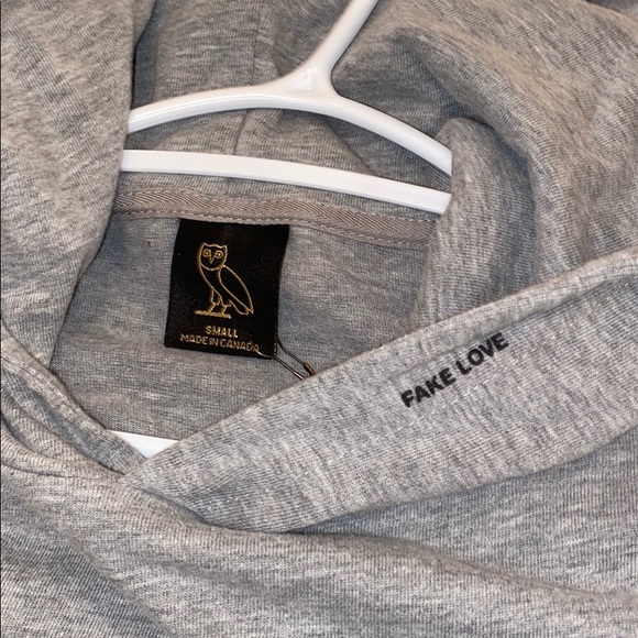 OVO/ October's very own unisex grey hoddie - Picture 2 of 4